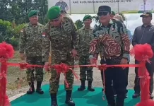 Pemkab-TNI Resmikan Jalan Poros Ekonomi