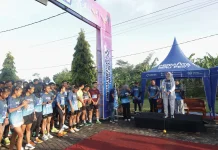 Bupati Lumajang Lepas Fun Run Sakmblayune