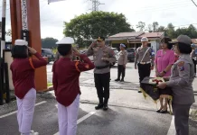 Bupati Humbang Hasundutan Hadiri Penyambutan Kapolres Humbang Hasundutan