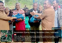 Pemkab Humbahas Serahkan Sembako bagi Warga Terdampak Bencana