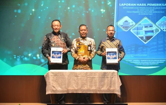 BPK Serahkan LHP, Gubernur Gusnar Tindaklanjuti Temuan