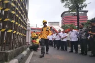 Tiang Monorel Dibongkar, Penataan Kawasan Kuningan Dimulai