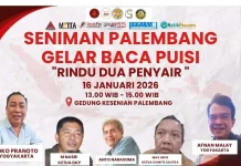 Penyair Nasional Dorong Akses Sastra untuk Pelajar Palembang