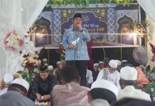 Wabup Pulpis Hadiri Isra Mikraj di Kahayan Kuala