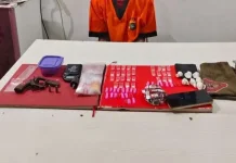 Polresta Pangkalpinang Ungkap Kasus Narkoba Disertai Kepemilikan Senpi
