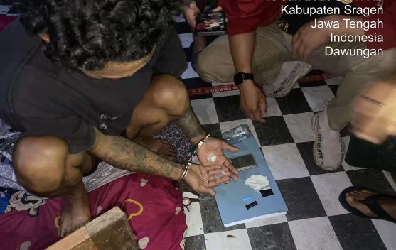 Pengedar Sabu Asal Masaran Ditangkap Satresnarkoba Polres Sragen 