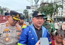 Percepat Surutnya Banjir, Pemkot Jakut Optimalkan Pengoperasian Pompa Air