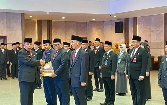 Tiga Pejabat Eselon II Pemprov Babel Dilantik