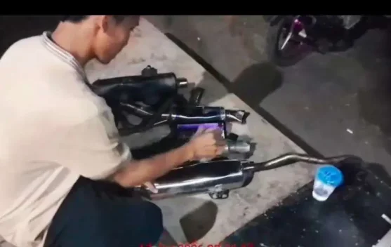  Polsek Rasanae Timur Razia Knalpot Brong