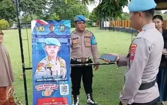 Propam Polres Talaud Intensifkan Sosialisasi Layanan Barcode Yanduan