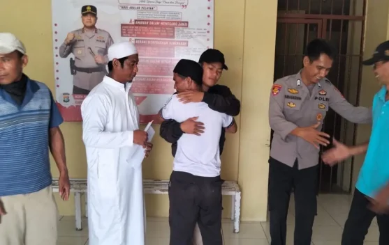 Kasus Penganiayaan Berakhir Damai di Tangan Polsek Kalukku