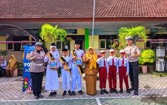 Satlantas Lumajang Tanamkan Tertib Lalu Lintas Sejak Dini