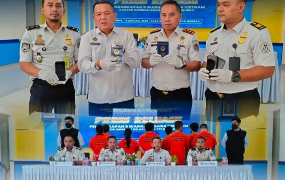 Dugaan TPPO, Imigrasi Sultra Amankan 9 WNA Vietnam