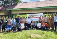 Wabup Touna Tinjau Layanan Dasar Dataran Bulan