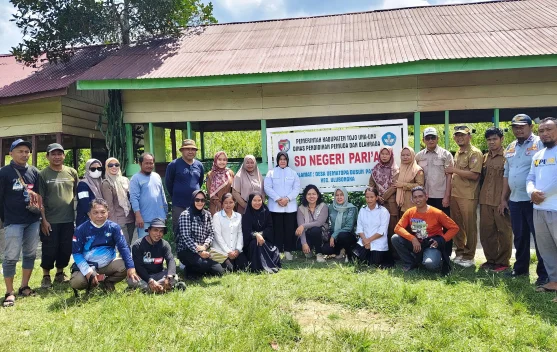 Wabup Touna Tinjau Layanan Dasar Dataran Bulan