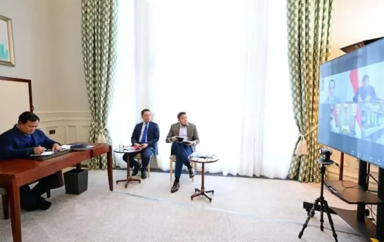 From London, Prabowo Leads Virtual-Meeting on Forest Regulation