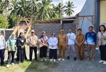 Wabup Touna Tinjau Pembangunan Dapur SPPG Dataran Bulan