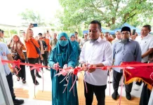 Ketua TP PKK Sulsel Dampingi Gubernur Resmikan Aula Sipakatau