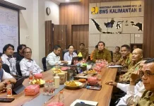Bahas Abrasi, Pemkab Pulang Pisau Lakukan Kunker ke BWS Kalimantan II