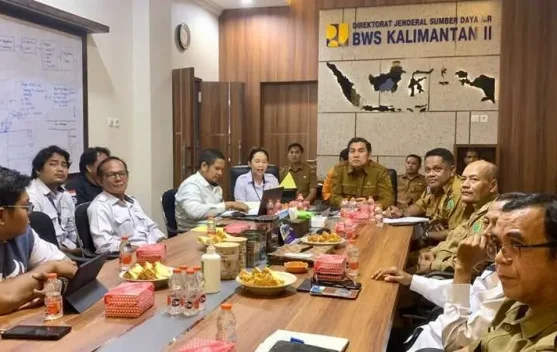 Bahas Abrasi, Pemkab Pulang Pisau Lakukan Kunker ke BWS Kalimantan II