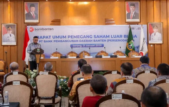 Gelar RUPSLB, Gubernur Minta Bank Banten Jadi Identitas Daerah