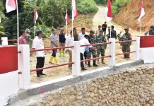 Bupati Tapteng:  Pembangunan Jembatan Armco Adalah Titik Awal